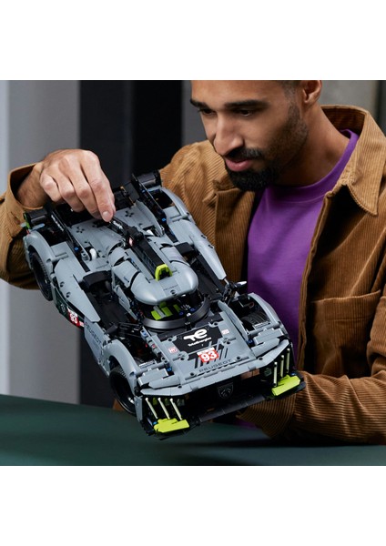 Technic PEUGEOT 9X8 24H Le Mans Hybrid Hypercar 42156 - Motor Sporları Hayranı Yetişkinler için Koleksiyonluk ve Sergilenebilir Model Araba Yapım Seti (1775 Parça)