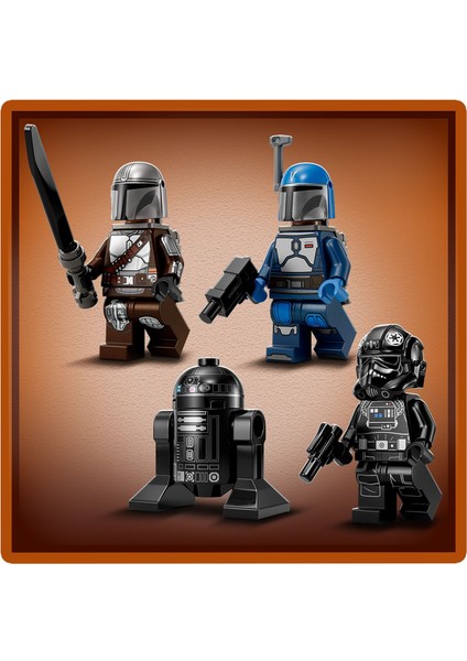 ® Star Wars™ Mandalorian Fang Fighter TIE Interceptor'a Karşı 75348 - 9 Yaş ve Üzeri Çocuklar için Yaratıcı Oyuncak Yapım Seti (957 Parça)