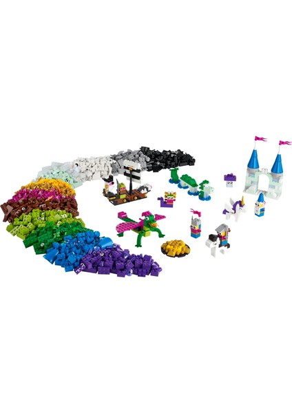 LEGO® Classic Yaratıcı Fantastik Evren 11033 - 5 Yaş ve Üzeri Çocuklar için Hayali Karakterler ve Yaratıklar İçeren Yaratıcı Oyuncak Yapım Seti (1800 Parça)