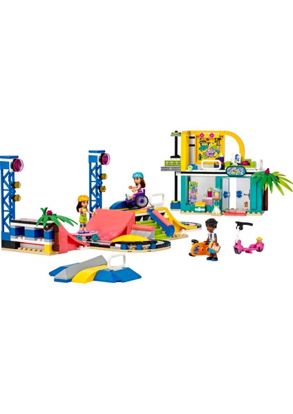 Friends Kaykay Parkı 41751 - 6 Yaş ve Üzeri Çocuklar Için 3 Mini Bebek Içeren Yaratıcı Oyuncak Yapım Seti (431 Parça)