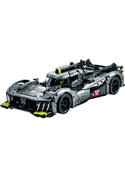 Technic PEUGEOT 9X8 24H Le Mans Hybrid Hypercar 42156 - Motor Sporları Hayranı Yetişkinler için Koleksiyonluk ve Sergilenebilir Model Araba Yapım Seti (1775 Parça)