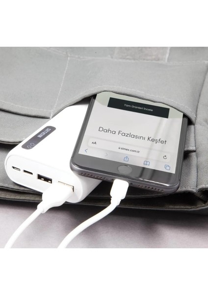 Power Bank S-28 Ware 20000MAH Siyah