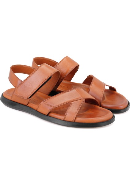 Erica Taba Erkek Deri Sandalet
