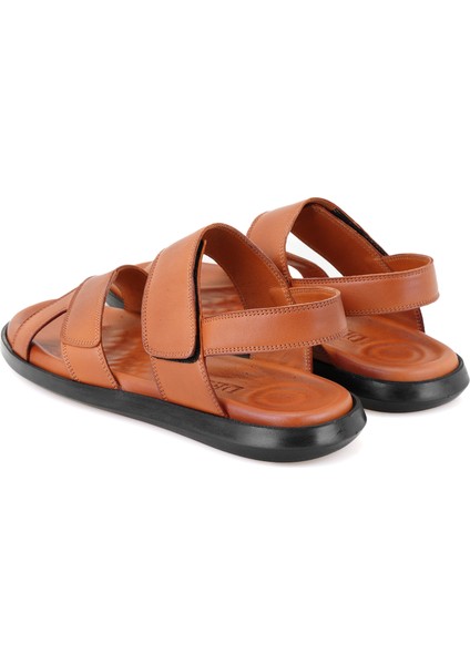 Erica Taba Erkek Deri Sandalet