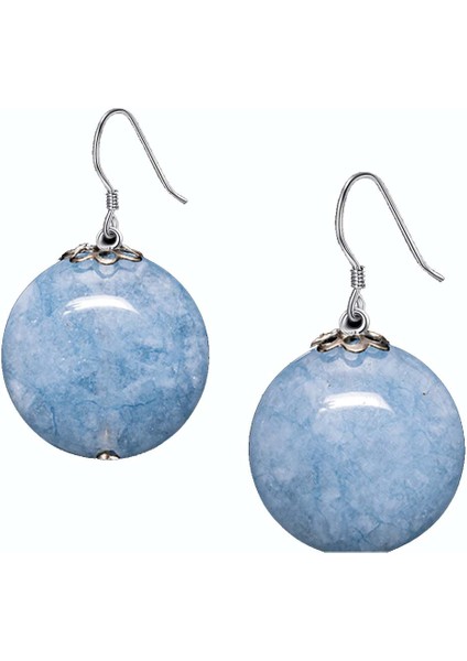 Akuamarin Taşı Doğal Taş Küpe fiyatları