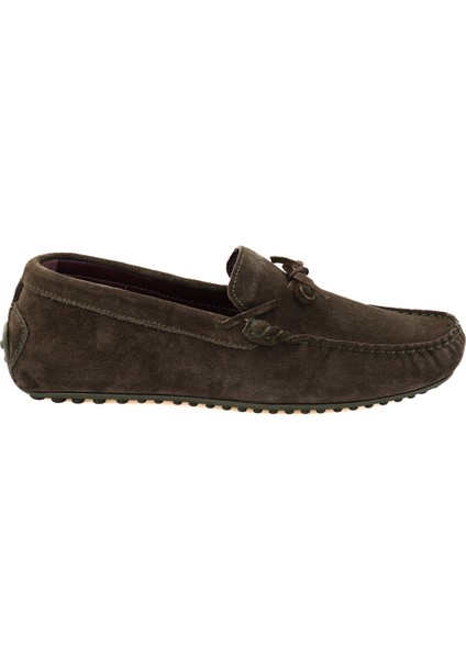 Ancil Yeşil Erkek Süet Deri Loafer