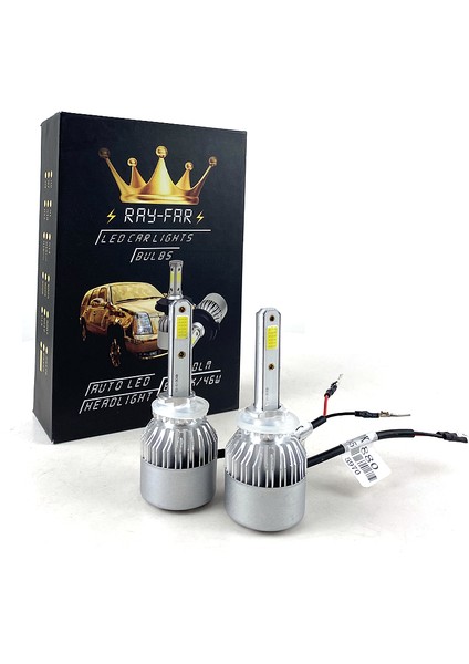 H27 Beyaz S2 Model LED Xenon Far Ampulü Şimşek Etkili 8600LM