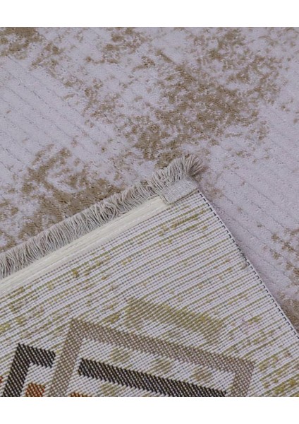 Ipek Mekik Halı Lapena Kahve Ekru Çizgili Desen Halı fırsatları