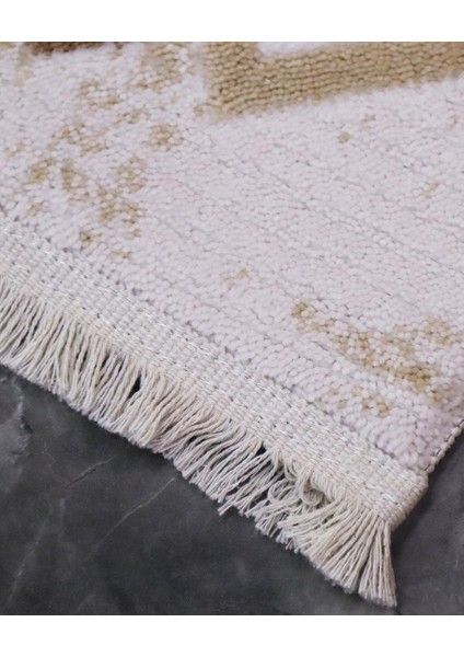 Ipek Mekik Halı Lapena Kahve Ekru Çizgili Desen Halı indirimleri