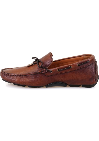 Adriana Kahve Erkek Deri Loafer