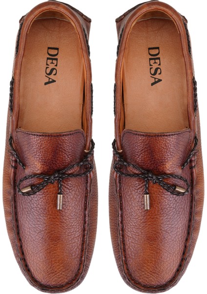 Adriana Kahve Erkek Deri Loafer