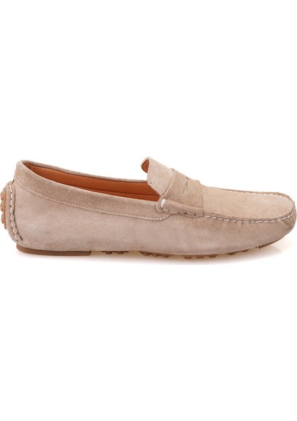 Akira Kahve Erkek Süet Deri Loafer