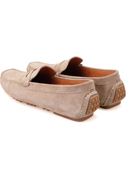 Akira Kahve Erkek Süet Deri Loafer