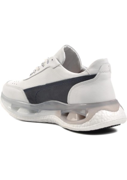 152-17346 Beyaz Deri Erkek Sneaker fırsatları