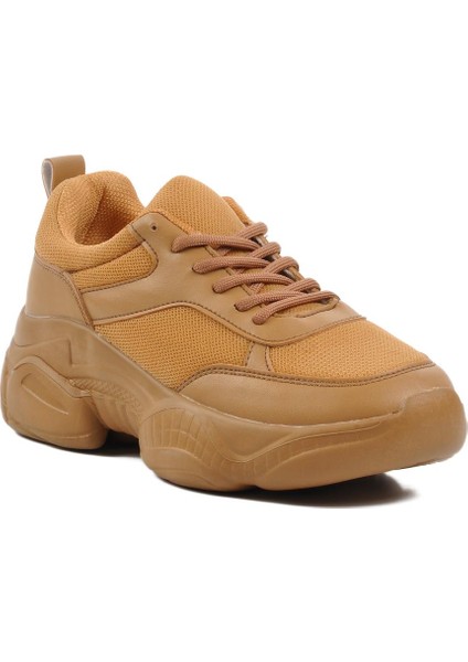 DKC2304 Ekru Kadın Sneaker modelleri