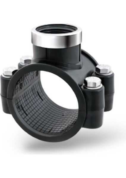 110X1 1/2" Priz Kolye Galvaniz Civatalı ve Metal Yüzüklü