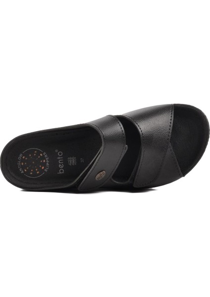 15.009 Siyah Kadın Dolgu Topuk Terlik indirimleri