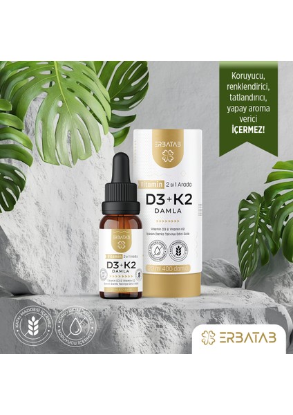 Vitamin D3 K2 2'si 1 Arada Damla