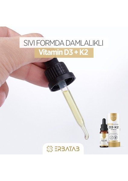 Vitamin D3 K2 2'si 1 Arada Damla