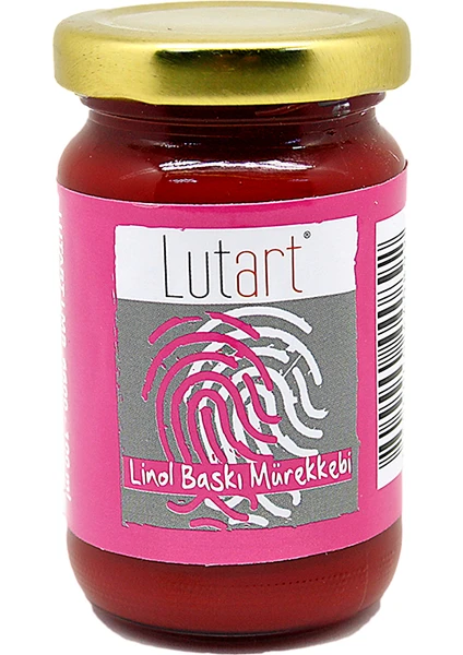 Linol Boyası Baskı Mürekkebi 100 Ml. Magenta