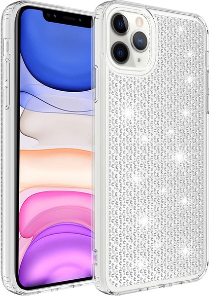 Apple iPhone 11 Pro Kılıf Köşe Korumalı Darbe Emici Airbagli Parlak Tasarımlı Snow Kapak Şeffaf