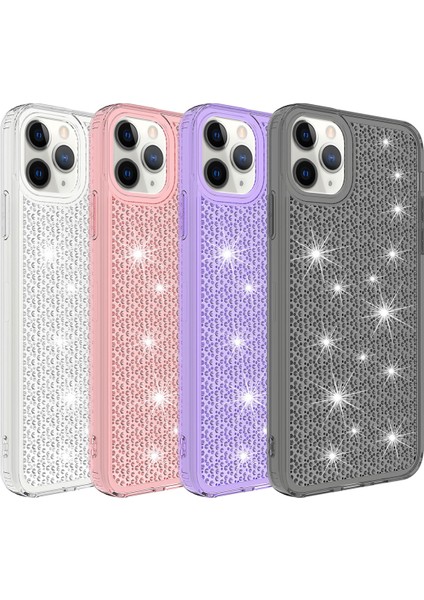 Apple iPhone 11 Pro Kılıf Köşe Korumalı Darbe Emici Airbagli Parlak Tasarımlı Snow Kapak Şeffaf