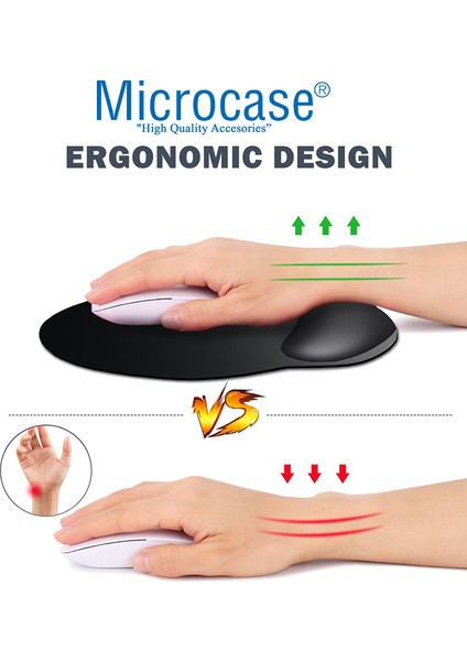 DS104 Kaydırmaz Silikon Tabanlı Fil Baskılı Bilek Destekli Mouse Pad 22X25CM - AL3825 modelleri