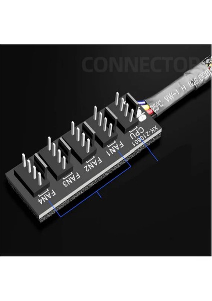 5 Port 4 Pin Fan Çoklayıcı Kablo - 4 Pin Pwm Fan Kontrol Kablosu