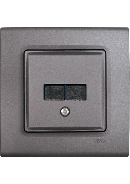 Linnera Life Granit Grisi Fiber Optik Konnektör Prizi Çerçeveli - 90442029