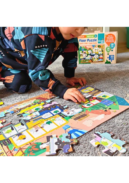 Baby Puzzle Doerkids Park Ara-Bul Yer Puzzle | Eğitici Puzzle 35 Parça fırsatları