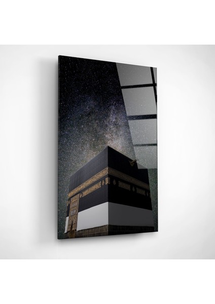 Kabe Gökyüzü Cam Tablo, Yıldızlı Gece Kabe Cam Tablo, Dekoratif Cam Tablo indirimleri