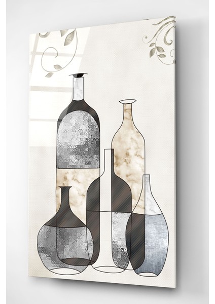 Şişeler Cam Tablo, Dekoratif Cam Tablo indirimleri