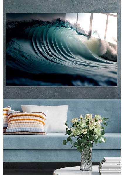 Dalga Cam Tablo, Dekoratif Cam Tablo