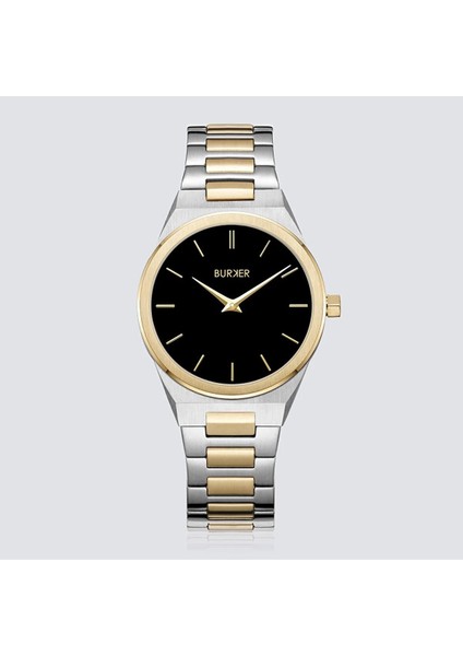 Emma Black Gold Silver Kadin Kol Saati