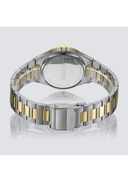 Emma Black Gold Silver Kadin Kol Saati