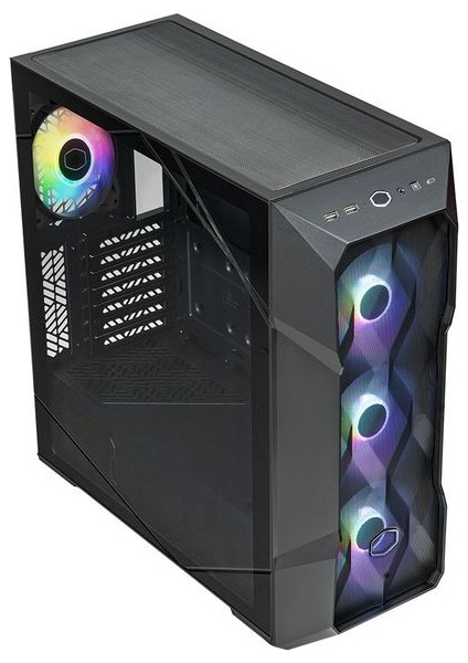 Cooler Master Masterbox TD500 V2 Psu'suz Siyah Argb Kristal Bilgisayar Kasas