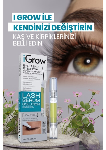 Kaş & Kirpik Bakım Serumu - 4 ml (kalem)