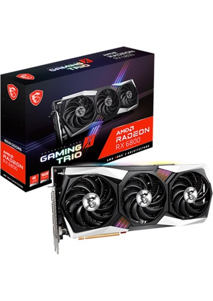 Msı RX6800 Gamıng x Trıo 16G Ddr6 256B 1xhdmı 3xdp