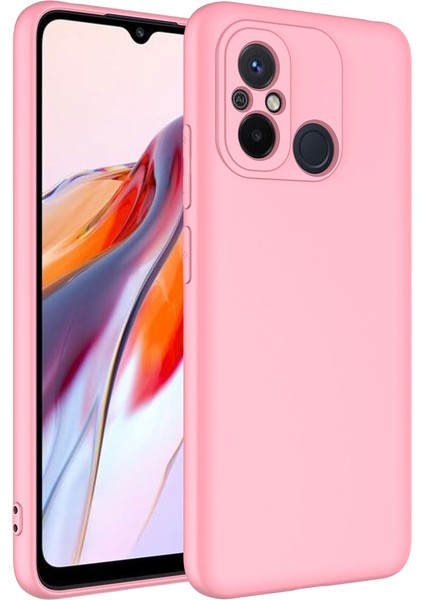 Xiaomi Poco C55 Lansman Içi Kadife Silikon + Ekran Koruyucu Nano Kılıf