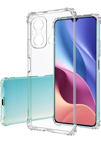 Apsuwa Xiaomi Poco C55 Kamera Korumalı Silikon Şeffaf Kılıf