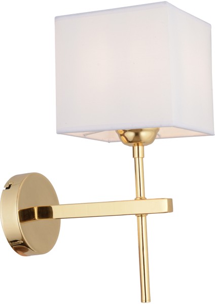 Rory Tekli Beyaz Şapkalı Gold Duvar Lambası Yatak Odası-Yatak Başı-Banyo Için Modern Aplik modelleri