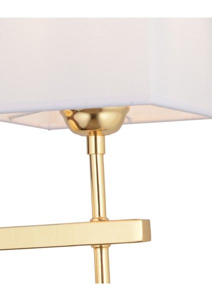 Rory Tekli Beyaz Şapkalı Gold Duvar Lambası Yatak Odası-Yatak Başı-Banyo Için Modern Aplik fırsatları
