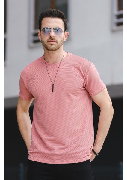 Caster Ottoman Kumaş Basic Slim Fit Likralı Erkek Tshirt fiyatları