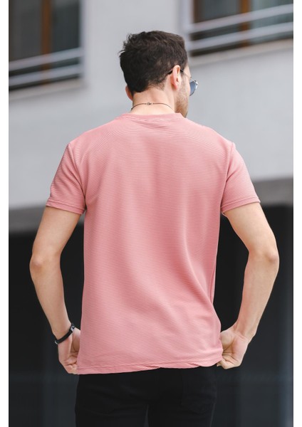 Caster Ottoman Kumaş Basic Slim Fit Likralı Erkek Tshirt fırsatları