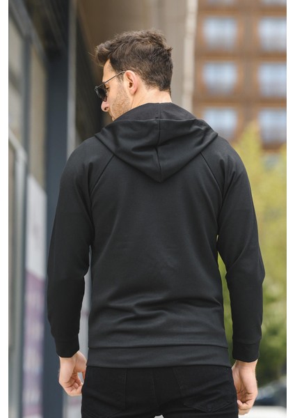 Yveh Micro Interlok Kapüşonlu Fermuarlı Hırka Sweatshirt indirimleri