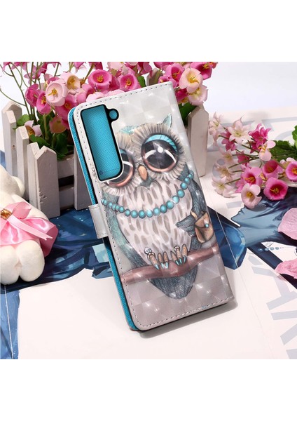 Samsung Galaxy S23 Plus 3D Desen Baskı Pu Deri Tam Koruma Telefon Kılıfı Cüzdan Standı (Yurt Dışından) fırsatları