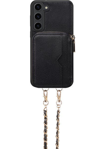 Samsung Galaxy S23 Plus Cep Telefonu Kılıfı, Cüzdan Pu Deri+Tpu Kickstand Kart Tutucu Telefon Kabuğu Kayış (Yurt Dışından) indirimleri
