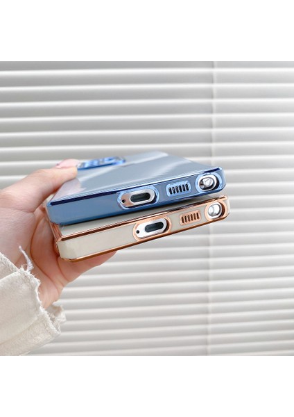 Samsung Galaxy S23 Ultra Love Heart 6d Kaplama Telefon Kapağı Yumuşak Tpu Kamera Koruma Kılıfı (Yurt Dışından)