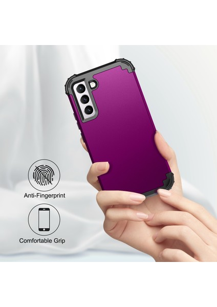 Samsung Galaxy S23 Plus Damla Koruması 3-1 Arada Telefon Kabuğu Pc+Silikon Telefon Kılıfı Şok Geçirmez Cep Telefonu Kapağı (Yurt Dışından) indirimleri