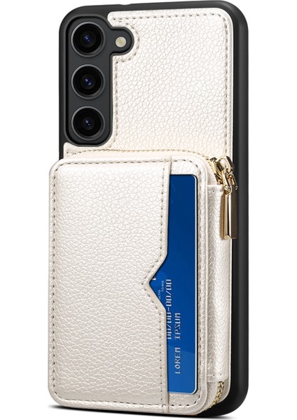 Samsung Galaxy S23 Plus Cep Telefonu Kılıfı, Cüzdan Pu Deri+Tpu Kickstand Kart Tutucu Telefon Kabuğu Kayış (Yurt Dışından) indirimleri